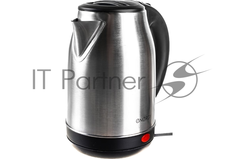 Чайник электрический Energy E-201 1.8л, сталь, черный (164126)