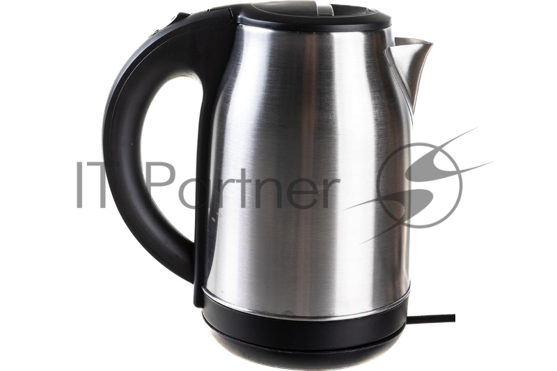 Чайник электрический Energy E-201 1.8л, сталь, черный (164126)