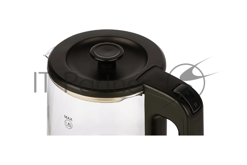 Чайник электрический Homestar HS-1008 1,8 л, стекло, черный