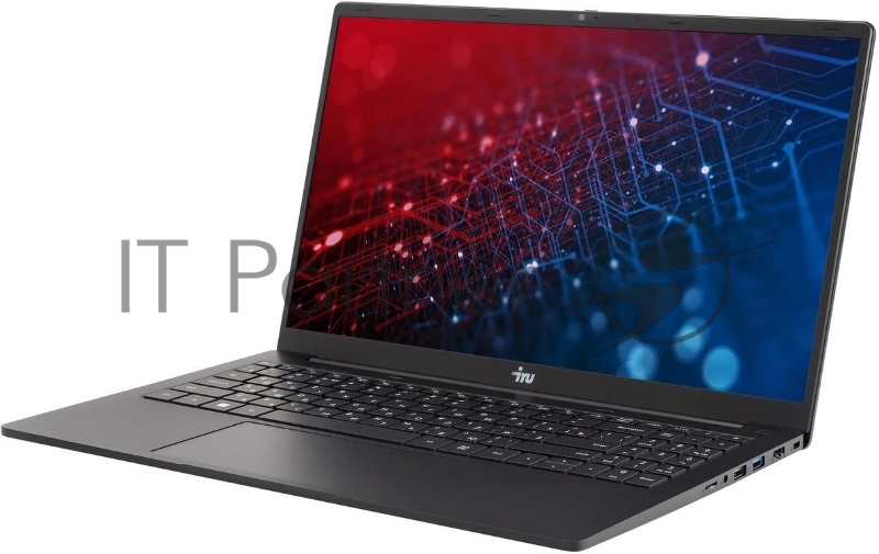 Ноутбук IRU Strato 15ALID5 Core i3 1315U 8Gb SSD256Gb Intel UHD Graphics 15.6 IPS FHD (1920x1080) FreeDOS black WiFi BT Cam 6000mAh (2147988)