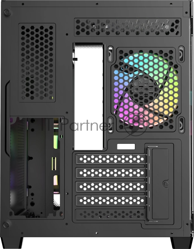 Корпус Ocypus Iota C50 BK Curve ARGB Digital mATX без БП (Iota-C50-BKD300CD-GL)