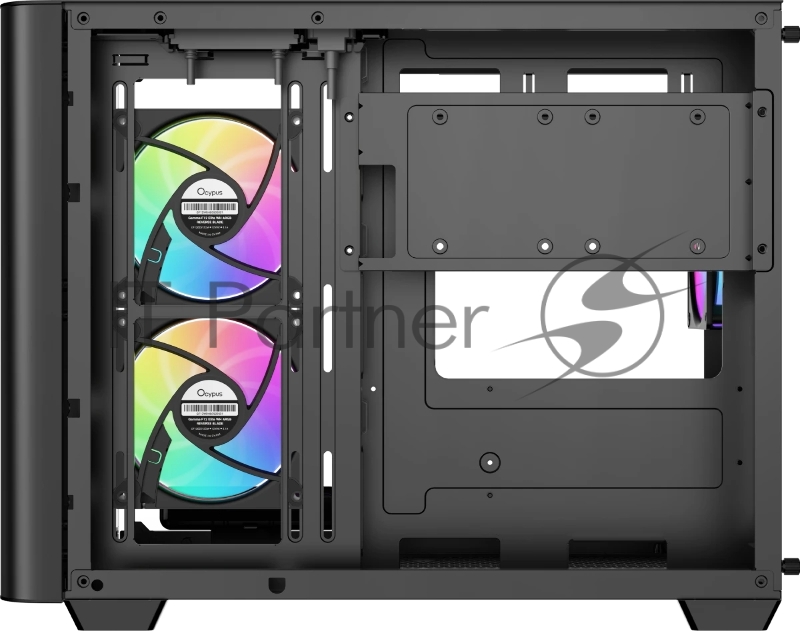 Корпус Ocypus Iota C50 BK Curve ARGB Digital mATX без БП (Iota-C50-BKD300CD-GL)
