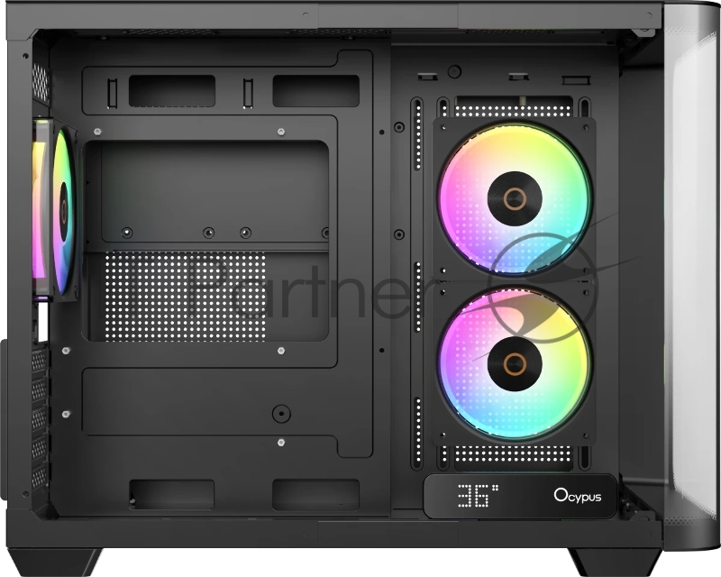 Корпус Ocypus Iota C50 BK Curve ARGB Digital mATX без БП (Iota-C50-BKD300CD-GL)