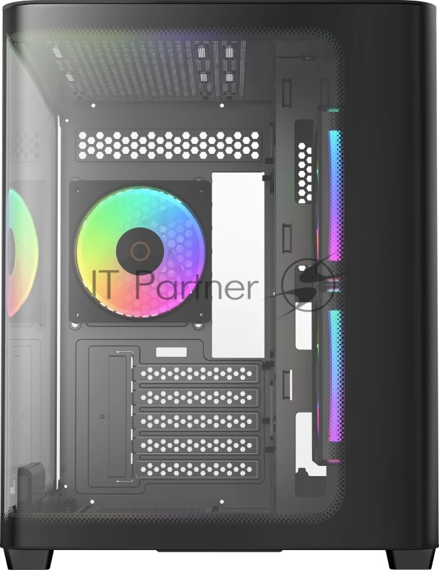 Корпус Ocypus Iota C50 BK Curve ARGB Digital mATX без БП (Iota-C50-BKD300CD-GL)