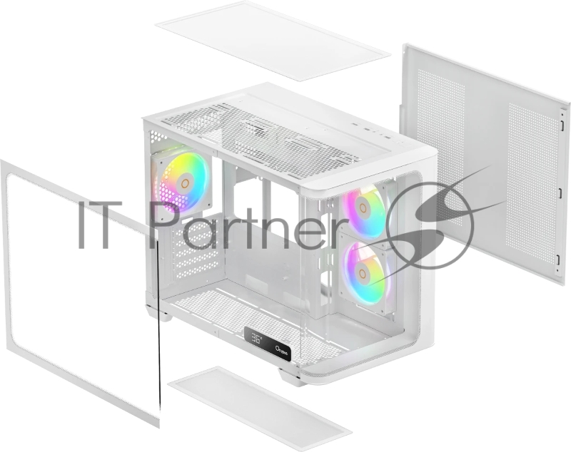 Корпус Ocypus Iota C50 WH Curve ARGB Digital (Iota-C50-WHD300CD-GL)