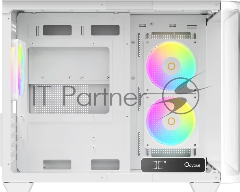 Корпус Ocypus Iota C50 WH Curve ARGB Digital (Iota-C50-WHD300CD-GL)