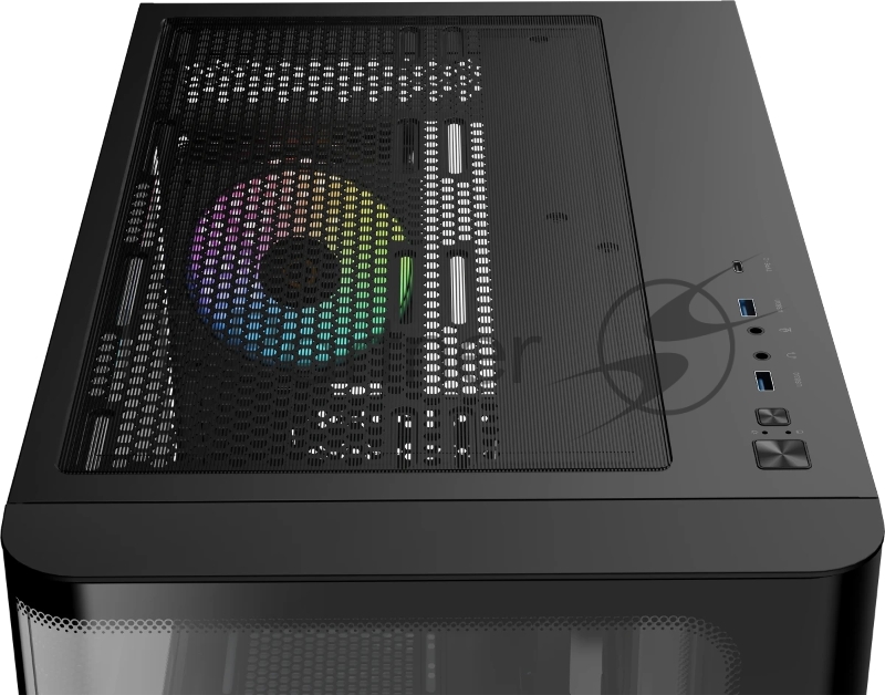 Корпус Ocypus Iota C70 BK Curve ARGB Digital (Iota-C70-BKD400CD-GL)