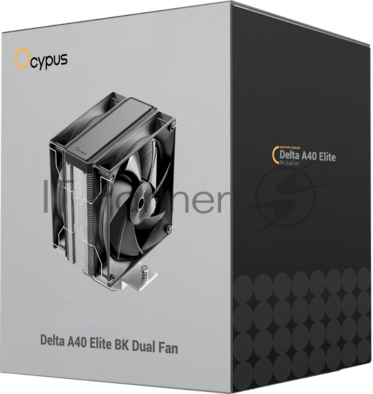 Кулер для процессора Ocypus Delta A40 Elite BK Dual Fan (Delta-A40-BK2NNWN00X-GL)