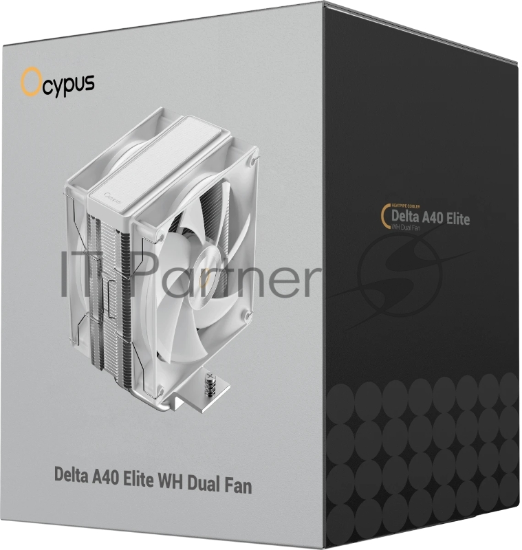 Кулер для процессора Ocypus Delta A40 Elite WH Dual Fan (Delta-A40-WH2NNWN00X-GL)