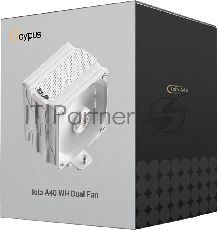 Кулер для процессора Ocypus Iota A40 WH Dual Fan White (Iota-A40-WH2NNWD00X-GL)