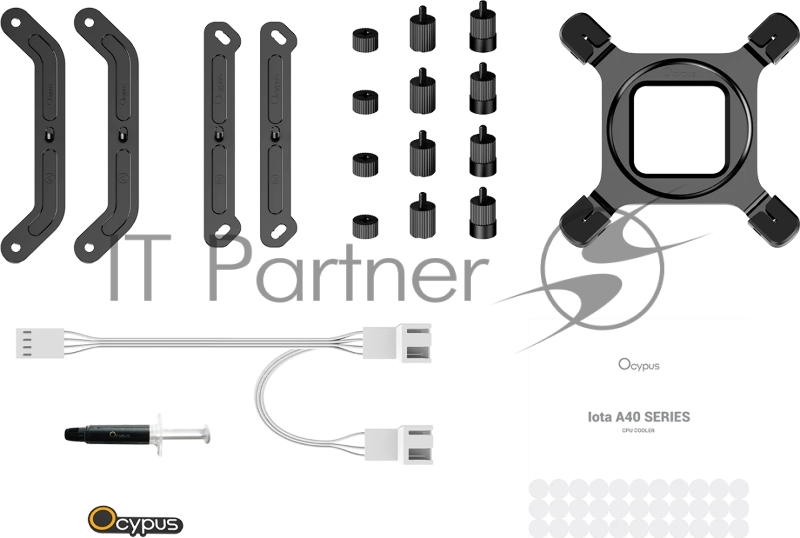 Кулер для процессора Ocypus Iota A40 WH Dual Fan White (Iota-A40-WH2NNWD00X-GL)