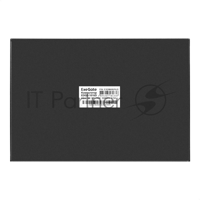 Коммутатор неуправляемый ExeGate EDGS-1016D (16-портовый гигабитный UTP 10/100/1000 Base-T, металлический корпус, с возможностью установки в стойку, с функцией энергосбережения (EEE))