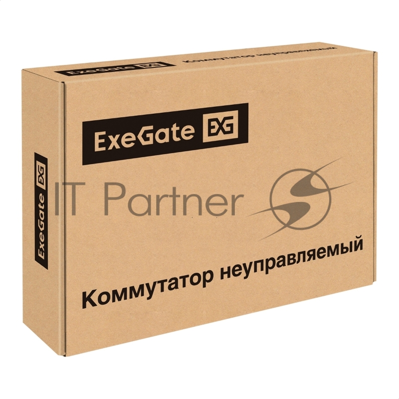 Коммутатор неуправляемый ExeGate EDGS-1016D (16-портовый гигабитный UTP 10/100/1000 Base-T, металлический корпус, с возможностью установки в стойку, с функцией энергосбережения (EEE))