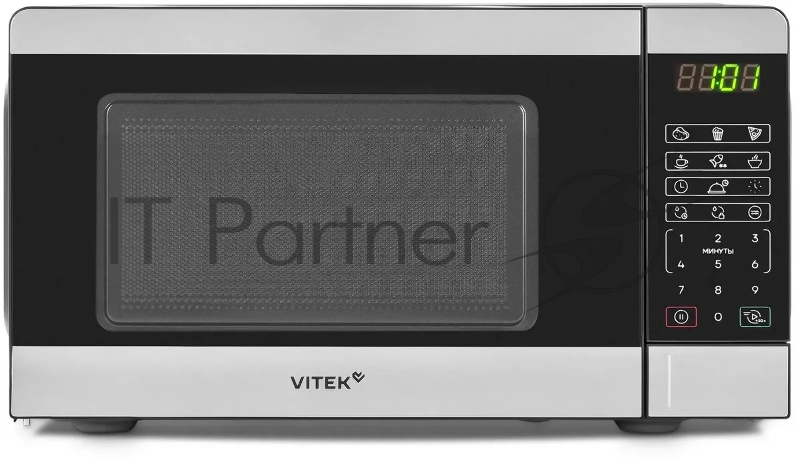 Микроволновая печь Vitek VT-MW0420 20л. 700Вт черный/серебристый