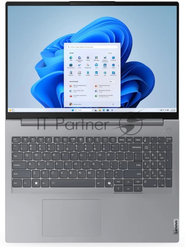 Ноутбук Lenovo Thinkbook 16 G7 ARP Ryzen 7 7735HS 16Gb SSD512Gb AMD Radeon 680M 16 IPS WUXGA (1920x1200) без ОС grey WiFi BT Cam (21MW009QSA)