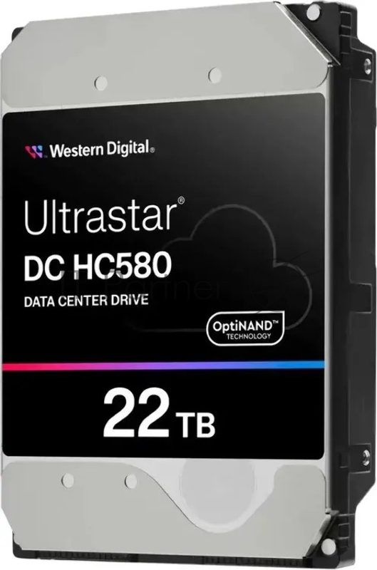 Жесткий диск SAS 22TB 7200RPM 12GB/S 512MB DC HC580 WUH722422AL5204_0F62791 WESTERN DIGITAL
