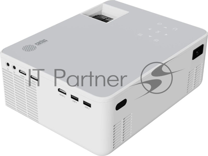 Проектор Cactus CS-PRM.04WT.WUXGA-A LCD 400Lm ANSI (1920x1080) 2000:1 ресурс лампы:50000часов 1xUSB typeA 1xHDMI 2.5кг