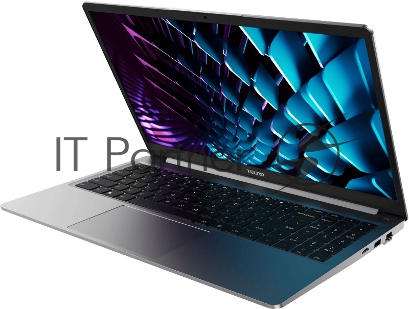 Ноутбук Tecno MegaBook K15SDA Ryzen 5 7430U 16Gb SSD512Gb AMD Radeon Graphics 15.6 IPS FHD (1920x1080) Windows 11 Home grey WiFi BT Cam 6060mAh (71005000257)