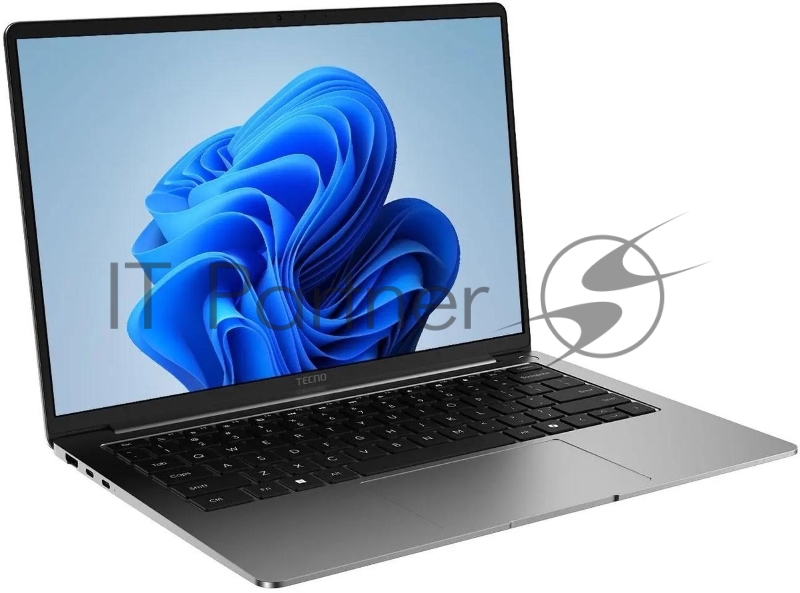 Ноутбук Tecno MegaBook T14FA Air Ryzen 5 7535HS 16Gb SSD512Gb AMD Radeon Graphics 14.1 IPS WUXGA (1920x1200) Windows 11 Home grey WiFi BT Cam 6460mAh (71003300541)