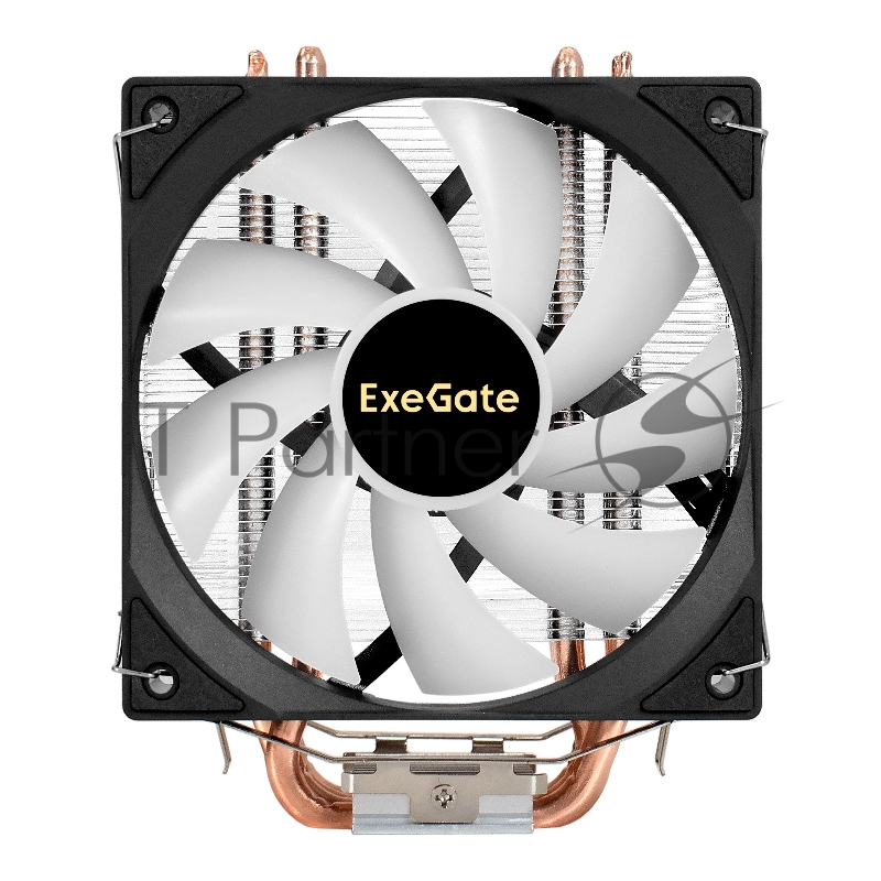 Кулер ExeGate Wizard EXX600-PWM.ARGB (Al+Cu, 6 тепл.трубки, LGA775/1150/1151/1155/1156/120 TDP 180W, Fan 120mm PWM, 800-2400RPM, Hydro bearing, 4pin + 5V 3pin ARGB, 11-24db, 540г, ARGB подсвет