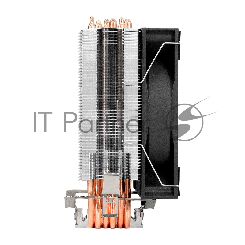 Кулер ExeGate Wizard EXX600-PWM.ARGB (Al+Cu, 6 тепл.трубки, LGA775/1150/1151/1155/1156/120 TDP 180W, Fan 120mm PWM, 800-2400RPM, Hydro bearing, 4pin + 5V 3pin ARGB, 11-24db, 540г, ARGB подсвет