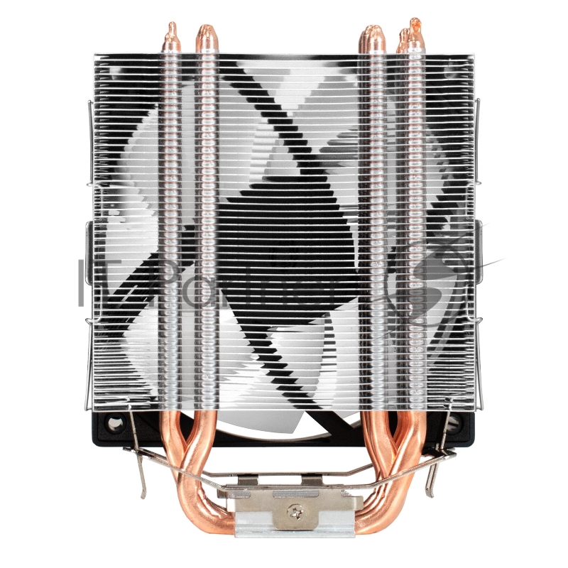 Кулер ExeGate Wizard EXX600-PWM.ARGB (Al+Cu, 6 тепл.трубки, LGA775/1150/1151/1155/1156/120 TDP 180W, Fan 120mm PWM, 800-2400RPM, Hydro bearing, 4pin + 5V 3pin ARGB, 11-24db, 540г, ARGB подсвет