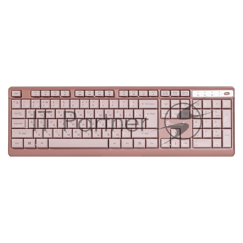 Комплект клавиатура+мышь SmartBuy (SBC108AGP) 108AG, розовый