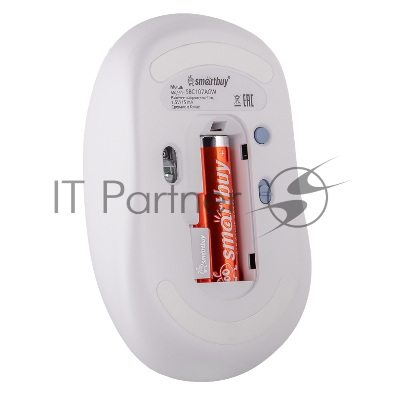 Комплект клавиатура+мышь SmartBuy (SBC107AGW) 107AG, белый-голубой