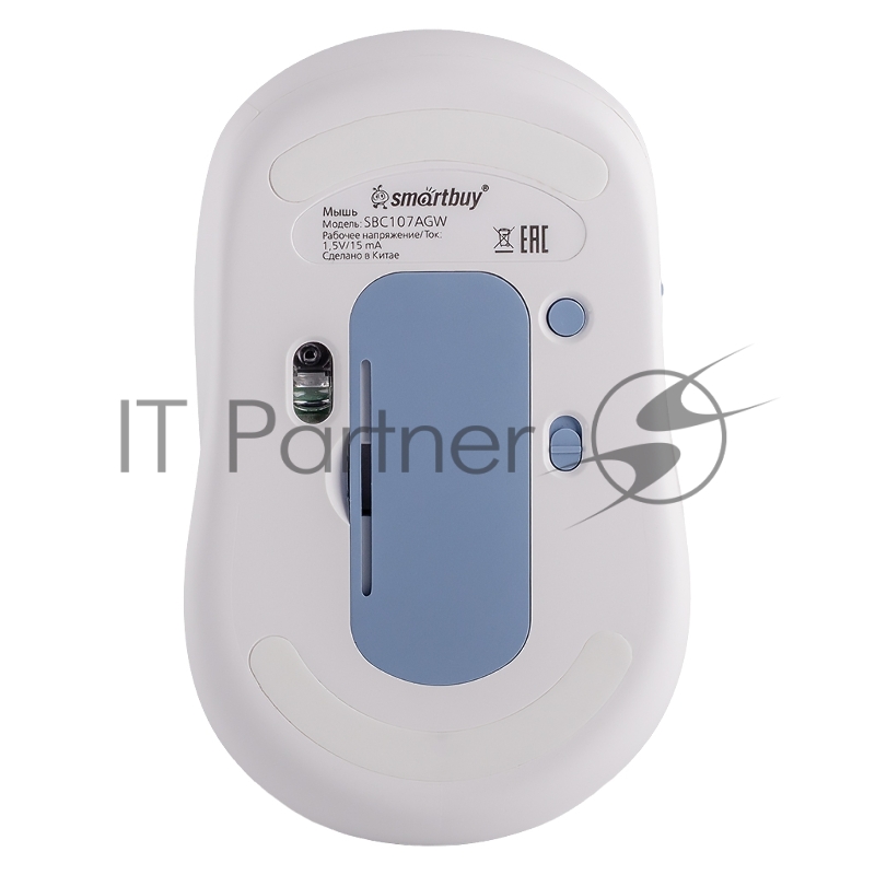 Комплект клавиатура+мышь SmartBuy (SBC107AGW) 107AG, белый-голубой