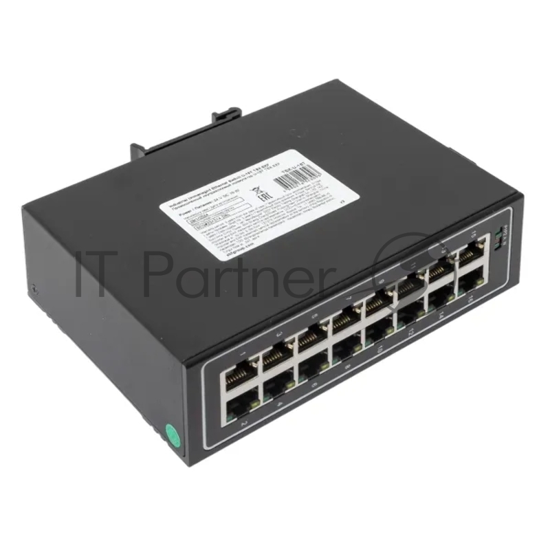 Коммутатор неуправляемый промышленный U-16T 16 портов 10/100Base-T(X) RJ45 монтаж на DIN-рейку TSX EKF TSX-U-16T