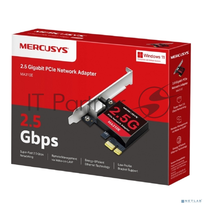 Сетевой адаптер PCI-Express Mercusys MA310E