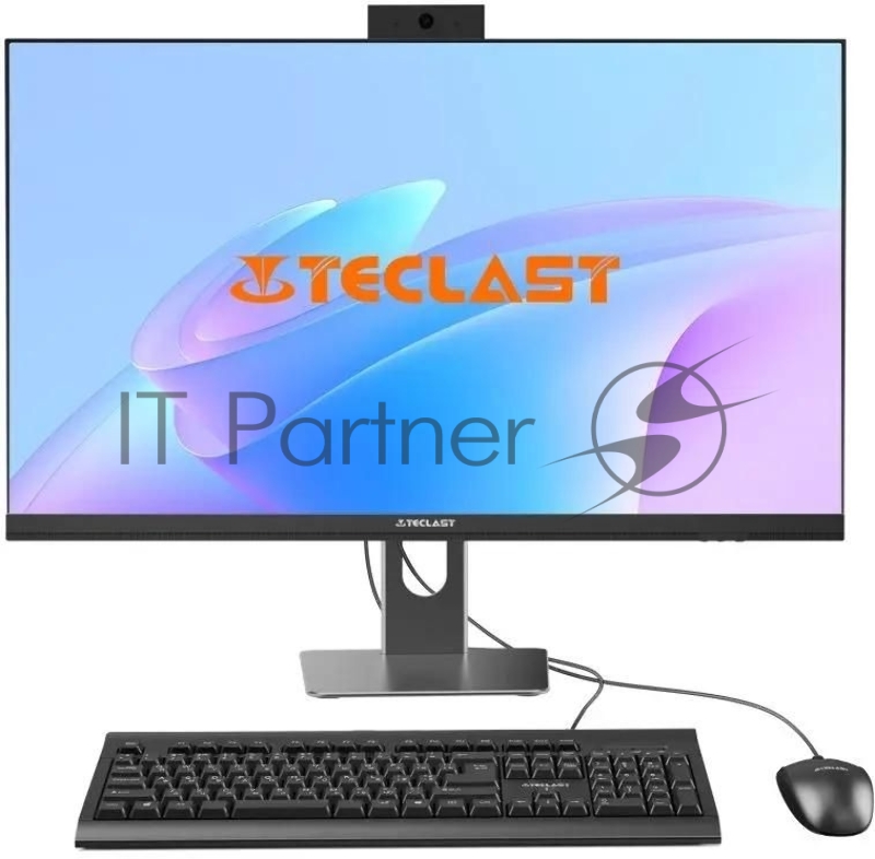 Моноблок Teclast T27 Air 27 2K i5 12600H (2.7) 32Gb SSD1Tb Iris Xe CR Windows 11 Pro GbitEth WiFi BT 120W клавиатура мышь Cam черный 2560x1440