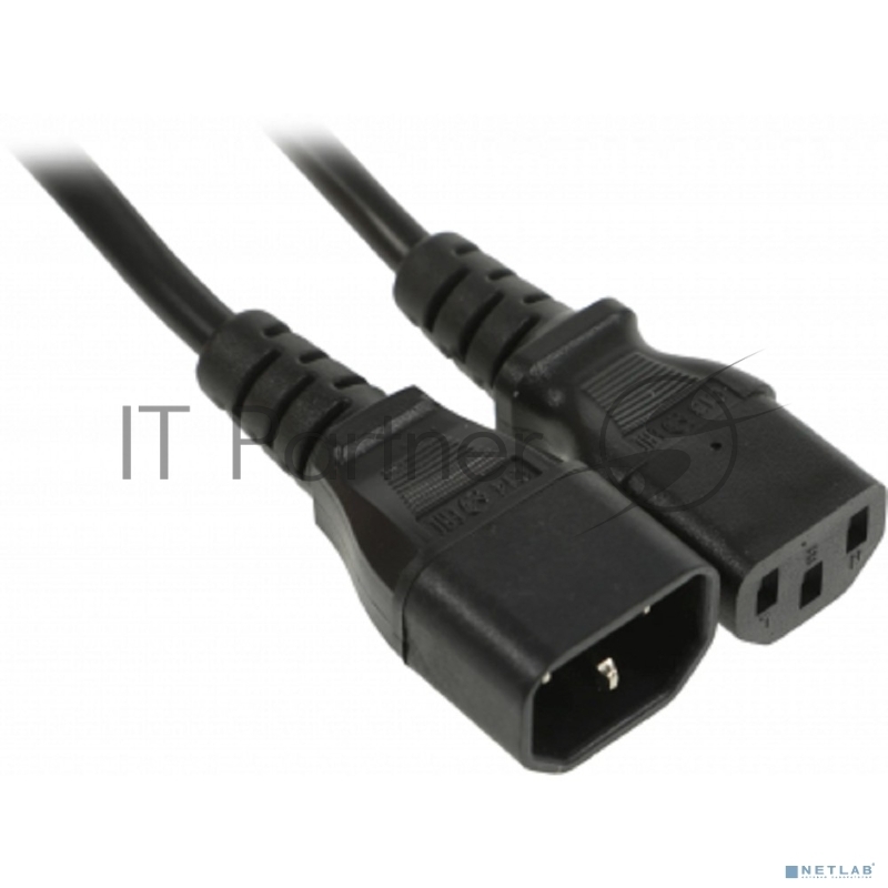 Шнур сетевой Rexant IEC 320 C13 – IEC 320 C14 3x1,0мм², длина 1,2м