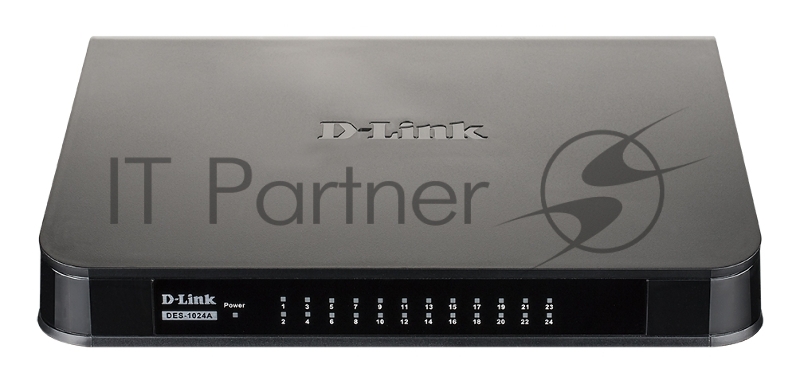 Неуправляемый коммутатор D-Link DES-1024A/E3A с 24 портами 10/100Base-TX