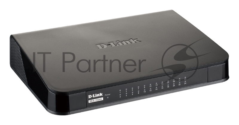 Неуправляемый коммутатор D-Link DES-1024A/E3A с 24 портами 10/100Base-TX