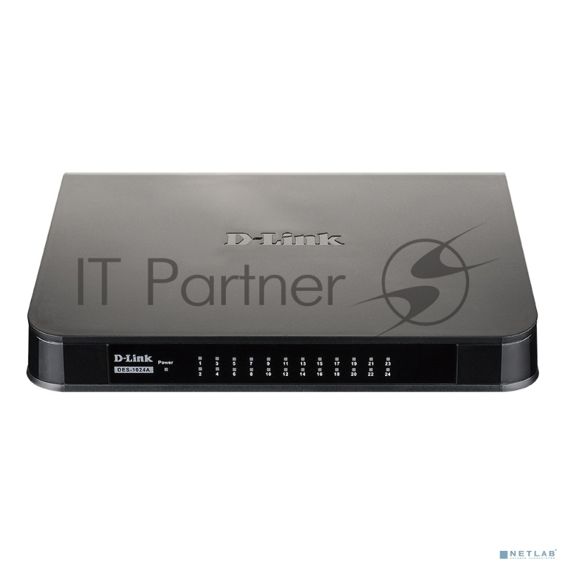 Неуправляемый коммутатор D-Link DES-1024A/E3A с 24 портами 10/100Base-TX