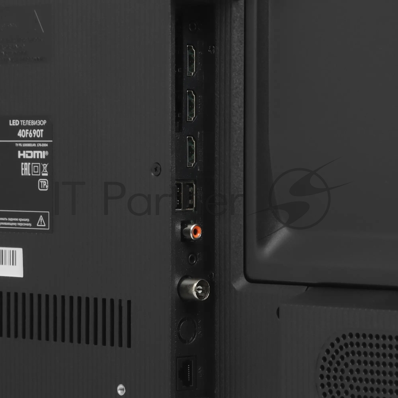 Телевизор Leff 40 40F690T черный HD 60Hz Салют