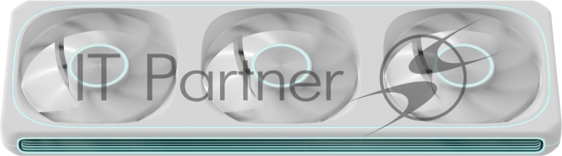 Вентилятор для корпуса Formula V Line AIR FUSION 3 WH REVERSE, 360x120x28mm, ARBG 3pin + PWM 4pin, 500-1800 RPM, 37.83 DBA MAX, HYDRO BEARING