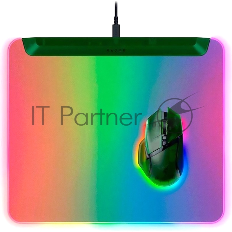 Игровой коврик для мыши Razer Firefly V2 Pro - Phantom Green Ed./ Razer Firefly V2 Pro - Phantom Green Ed. Mouse Mat