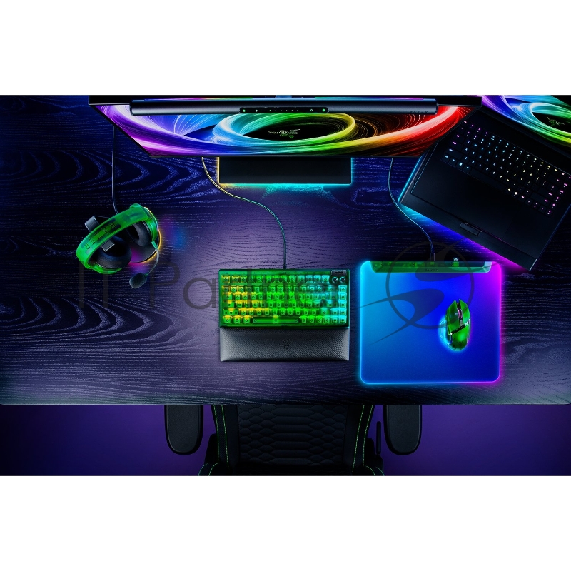 Игровой коврик для мыши Razer Firefly V2 Pro - Phantom Green Ed./ Razer Firefly V2 Pro - Phantom Green Ed. Mouse Mat
