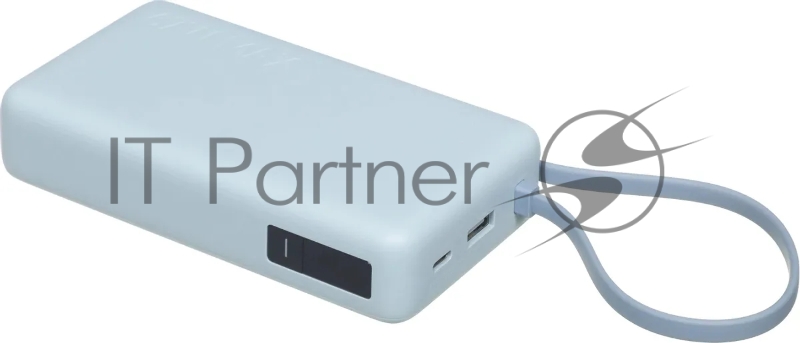 Внешний аккумулятор со встроенным кабелем Xiaomi 67W Power Bank 20000 (Integrated Cable) Ice Blue (BHR08O8GL)