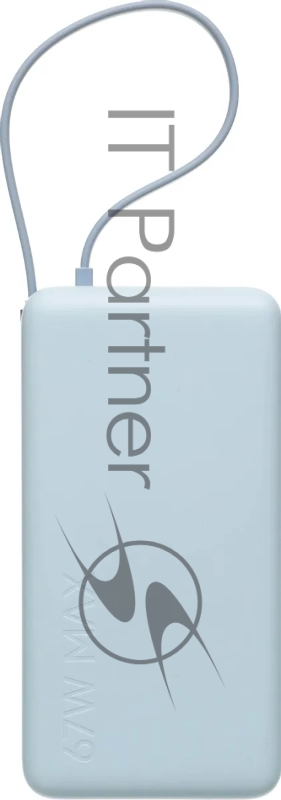 Внешний аккумулятор со встроенным кабелем Xiaomi 67W Power Bank 20000 (Integrated Cable) Ice Blue (BHR08O8GL)