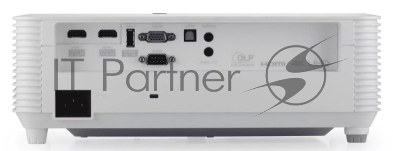 Проектор InFocus IN0061SL DLP, 4000 lm, 4K UHD (3840 x 2160),1000 000:1, 1.211.59:1, 2xHDMI 2.0, VGA in, 3.5mm in/out, S/PDIF, USB-A (питание), RS232, лампа 15 000ч.(ECO mode), 10W, 27дБ, 3,2 кг, БЕЛЫЙ