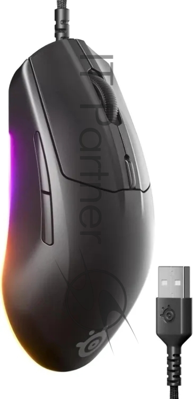 Мышь Steelseries Rival 3 Gen 2 черный оптическая 8500dpi USB (62515)