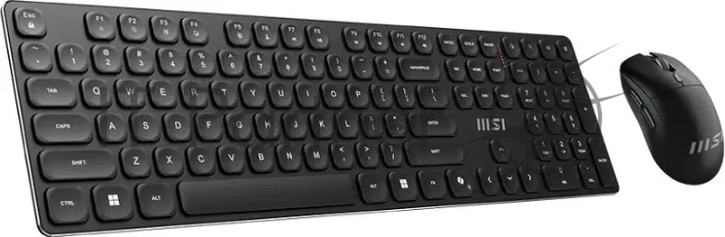 Клавиатура + мышь MSI K210 Combo клав:черный мышь:черный USB беспроводная (S11-43RU213-Y92)