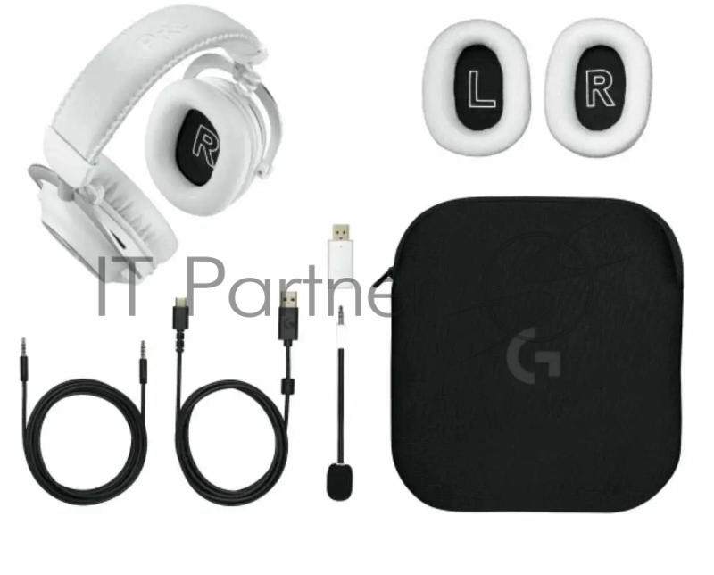 Гарнитура беспроводная Logitech PRO X 2 Wireless Lightspeed белый