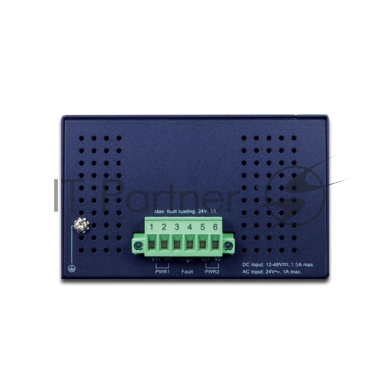 Коммутатор PLANET IGS-1820TF IP30 Industrial 16-Port 10/100/1000T + 2-Port 1000X SFP Gigabit Ethernet Switch (-40~75 degrees C, dual 12~48V DC/24V AC)
