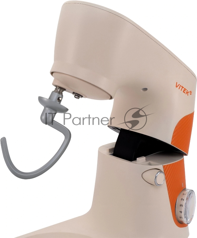 Миксер планетарный Vitek VT-PM0331 1800Вт кремовый/оранжевый