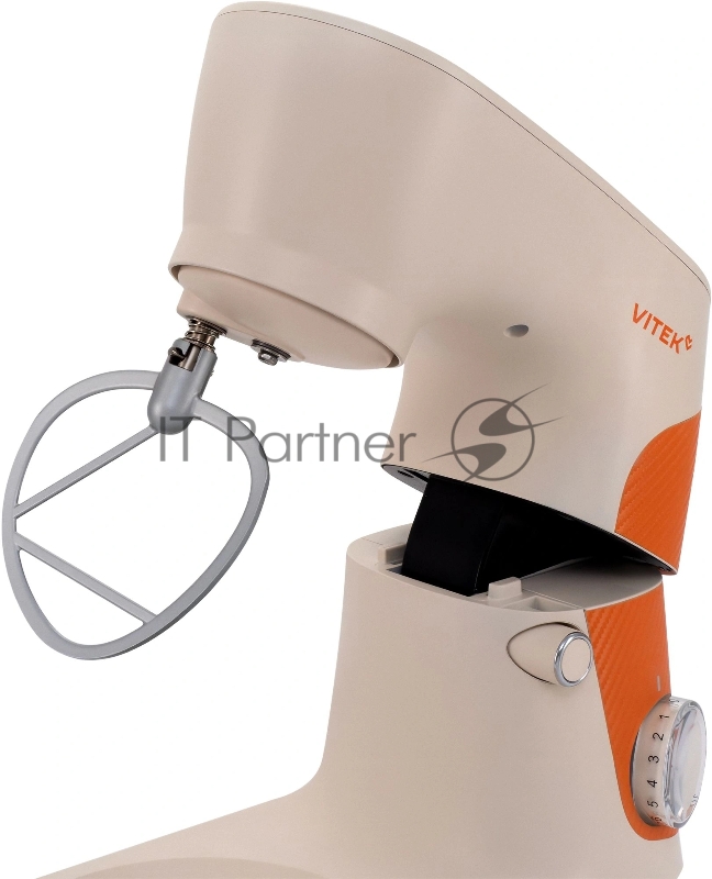 Миксер планетарный Vitek VT-PM0331 1800Вт кремовый/оранжевый