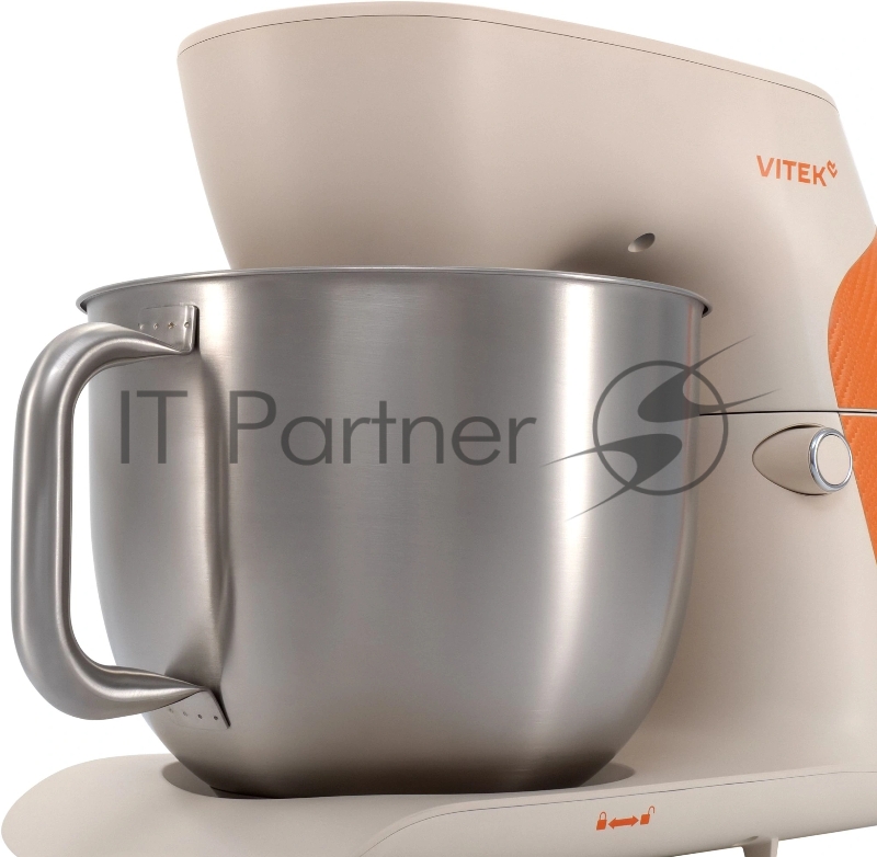 Миксер планетарный Vitek VT-PM0331 1800Вт кремовый/оранжевый